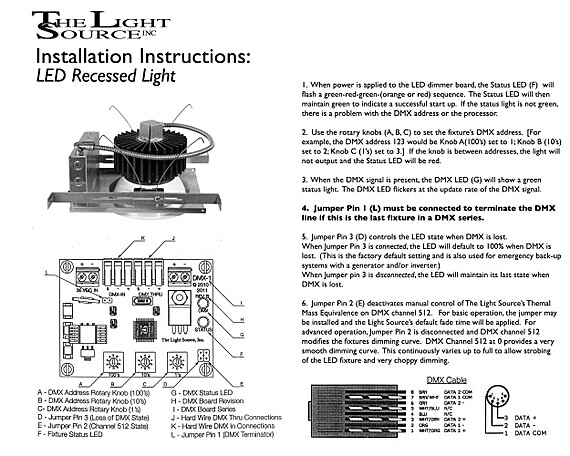 RL Series LED Recessed Fixtures